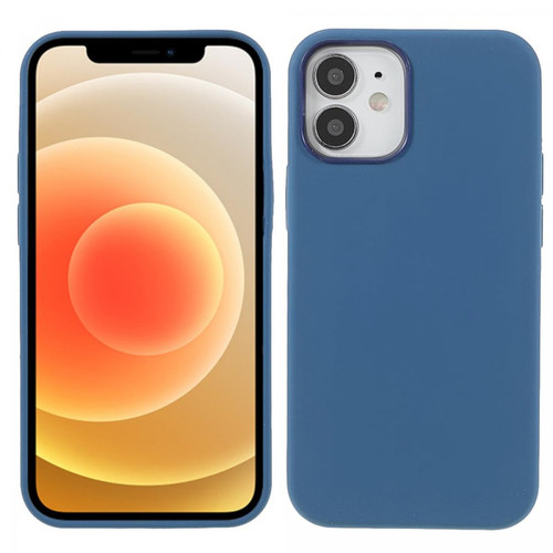 Other - Coque en silicone unie bleu foncé pour votre Apple iPhone 12 mini 5.4 pouces Other  - Accessoires et consommables