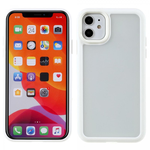 Other - Coque en TPU + acrylique mat double couche blanc pour votre Apple iPhone 11 6.1 pouces Other  - Accessoire Smartphone