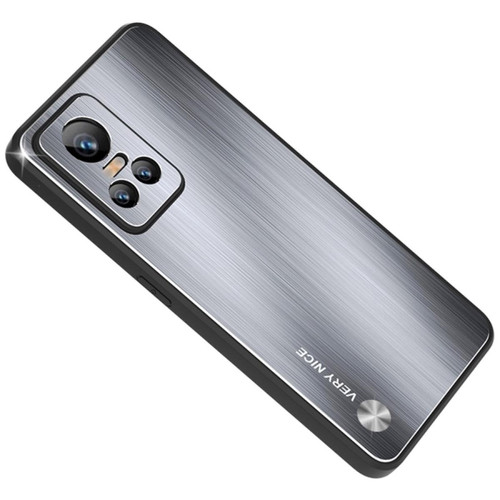 Other - Coque en TPU + alliage d'aluminium anti-rayures pour votre Realme GT Neo3 - argent - Accessoire Smartphone Realme