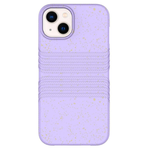 Other - Coque en TPU + paille de blé antichoc, entièrement biodégradable pour votre iPhone 13 6.1 pouces - violet Other  - Accessoire Smartphone
