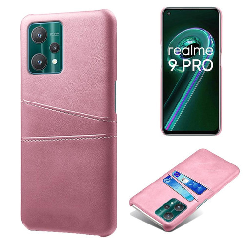 Other - Coque en TPU + PU avec porte-cartes, or rose pour votre Realme 9 Pro Other - Accessoire Smartphone Realme