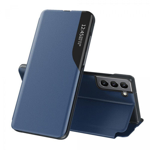 Other - Coque en TPU + PU avec support bleu pour votre Samsung Galaxy S22 Other  - Accessoires Samsung Galaxy J Accessoires et consommables