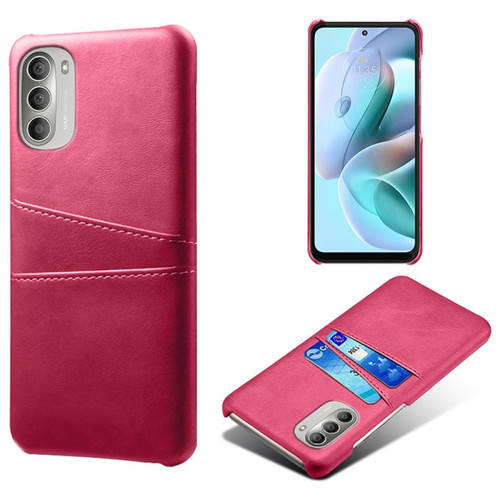 Other - Coque en TPU + PU KSQ avec porte-cartes rose pour votre Motorola Moto G51 5G Other  - Accessoires et consommables