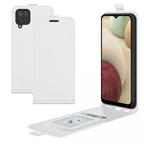 Other - Coque en TPU + PU texture crazy horse vertical avec porte-carte blanc pour votre Samsung Galaxy F12 Other  - Coque Galaxy S6 Coque, étui smartphone