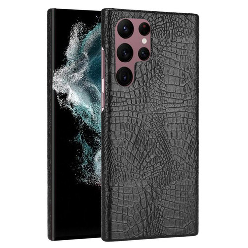 Other - Coque en TPU + PU texture crocodile, antichoc noir pour votre Samsung Galaxy S22 Ultra 5G Other  - Coque Galaxy S6 Coque, étui smartphone