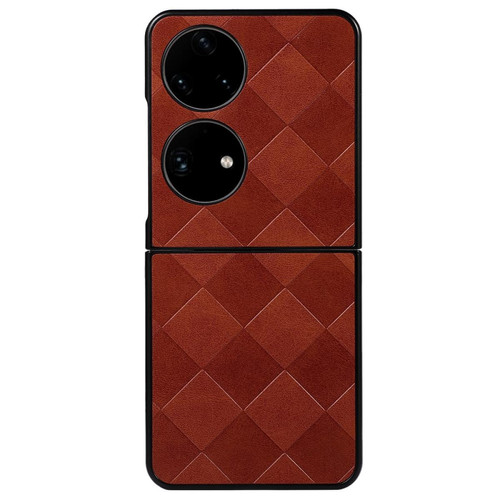 Other - Coque en TPU + PU texture grille, antichoc rouge pour votre Huawei P50 Pocket Other  - Coque iphone 5, 5S Accessoires et consommables