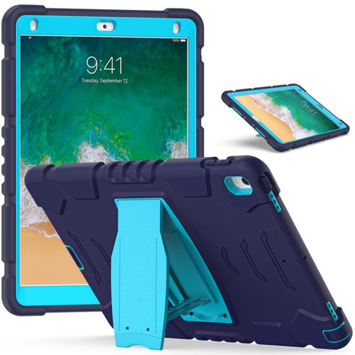 Housse, étui tablette Other Coque en TPU + Silicone Résistant aux impacts avec béquille Bleu marin/Bleu ciel pour votre Apple iPad Pro 10.5 pouces (2017)/iPad Air 10.5 pouces (2019)