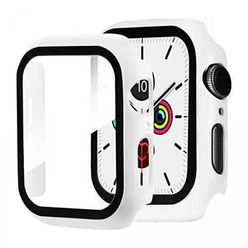 Other - Coque en TPU 2 en 1 blanc pour votre Apple Watch Series 7 45mm Other  - Objets connectés