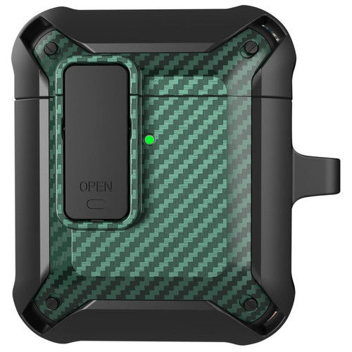 Other - Coque en TPU anti-chocs, noir/vert pour AirPods 1/2 Other - Accessoire Smartphone