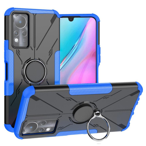 Other - Coque en TPU anti-rayures, anti-chutte avec béquille annulaire réglable pour votre Infinix Note 11 - bleu Other  - Accessoire Smartphone