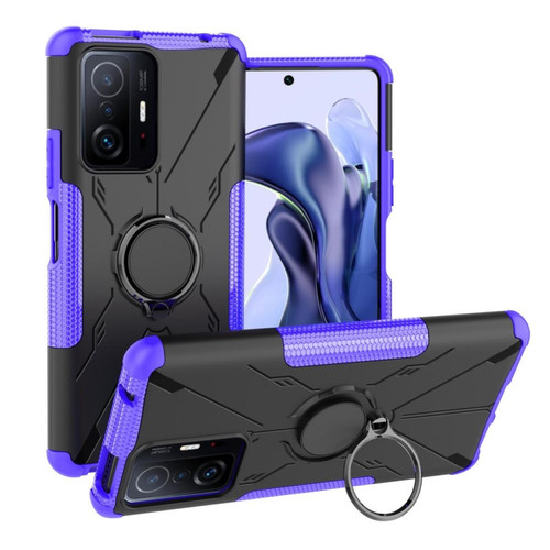 Other - Coque en TPU anti-rayures, anti-chutte avec béquille annulaire réglable pour votre Xiaomi 11T Pro 5G/11T 5G - violet Other  - Coque, étui smartphone