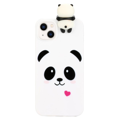 Other - Coque en TPU anti-rayures, antichoc, décor d'animaux en 3D pour votre iPhone 14 Plus - Panda blanc Other  - Coque, étui smartphone