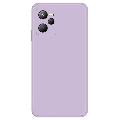 Other - Coque en TPU anti-rayures, caoutchouté avec bord droit de la doublure pour votre Realme C35 4G - violet - Accessoire Smartphone Realme