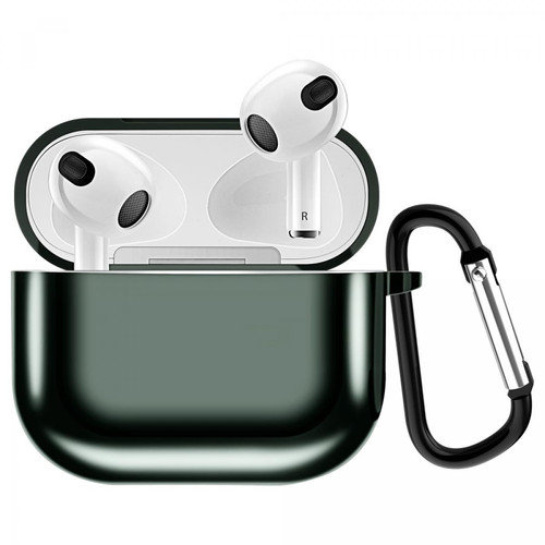 Other - Coque en TPU antichoc avec porte-clés vert pour votre Apple Airpods 3 Other  - Accessoire Smartphone