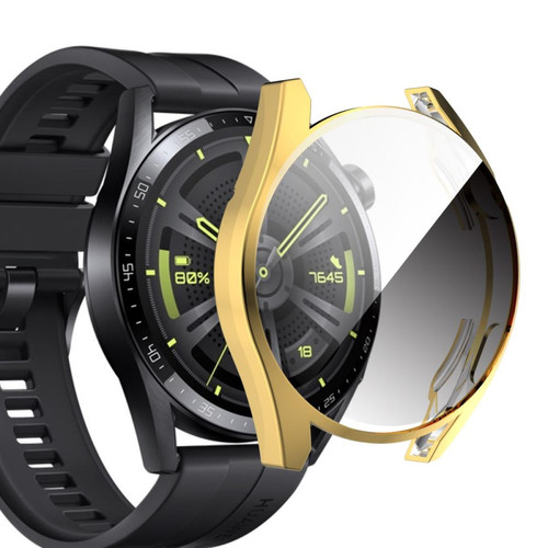 Other - Coque en TPU antichoc, électroplaqué, or pour votre Huawei Watch GT 3 46mm Other  - Montre et bracelet connectés