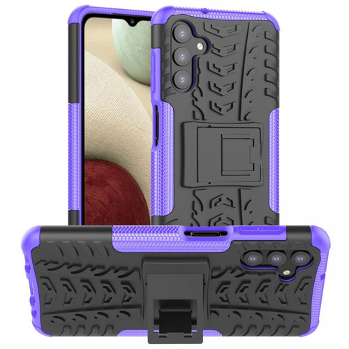 Other - Coque en TPU antidérapant, texture pneu avec béquille violet pour votre Samsung Galaxy A13 5G Other  - Coque, étui smartphone