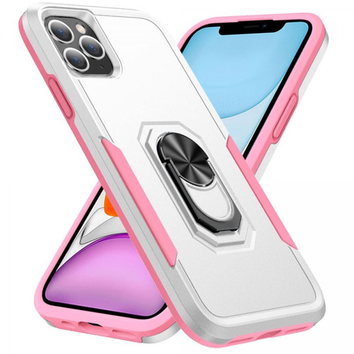Other - Coque en TPU avec béquille blanc/rose pour votre iPhone 11 Pro 5.8 pouces Other  - Coques Smartphones Coque, étui smartphone