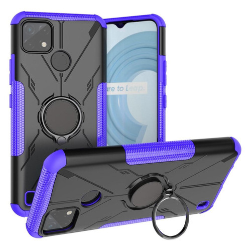 Other - Coque en TPU avec béquille magnétique pour votre Realme C21Y/C25Y - violet - Accessoire Smartphone Realme