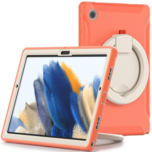 Other - Coque en TPU avec béquille rotative à 360° Orange corail pour votre Samsung Galaxy Tab A8 10.5 (2021) X200/X205 Other  - Housse, étui tablette