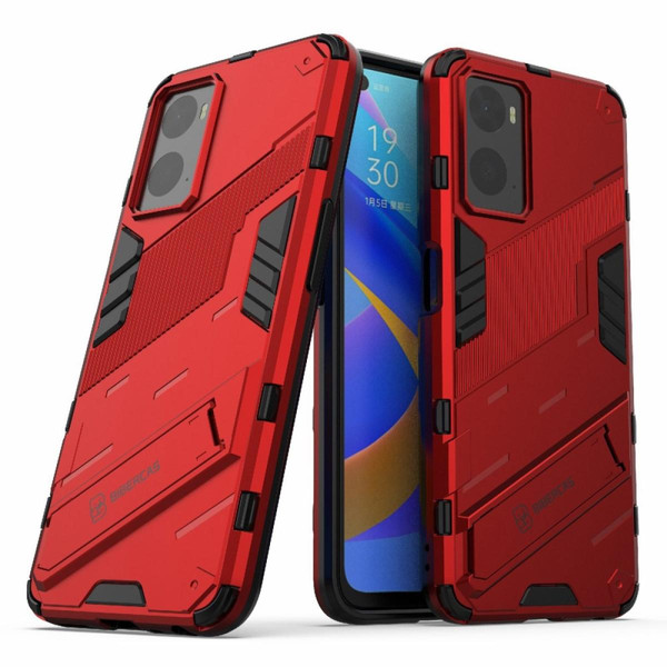 Coque, étui smartphone Other Coque en TPU avec béquille, rouge pour votre Realme 9i/Oppo A36/A76