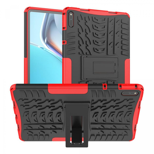 Other - Coque en TPU avec béquille texture de pneu, hybride rouge pour votre Huawei MatePad 11 (2021) Other  - Housse pneu
