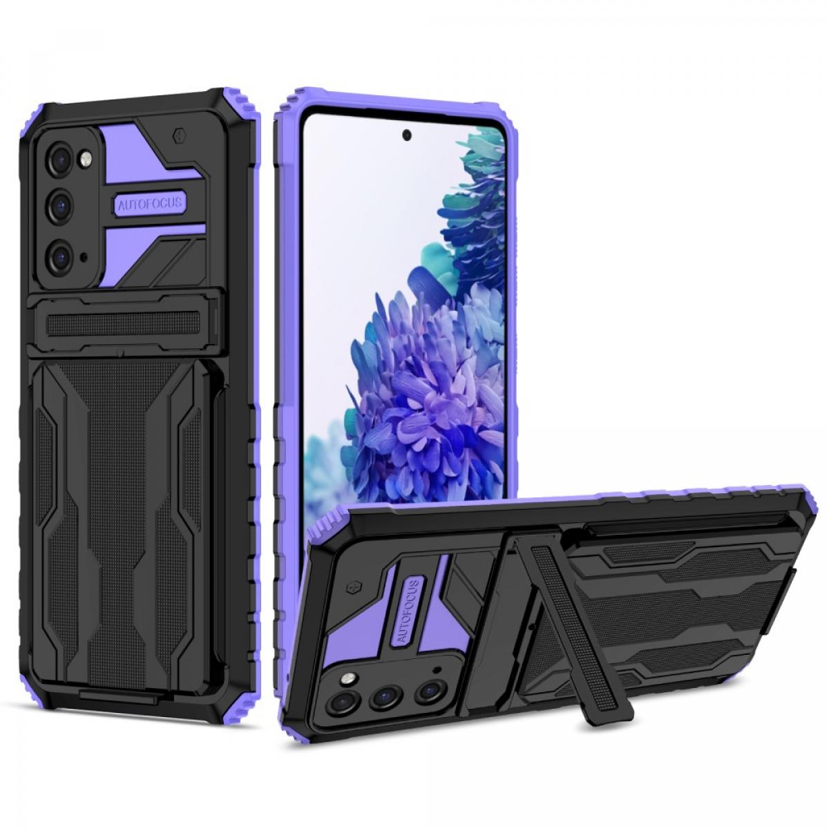 Coque, étui smartphone Other Coque en TPU avec béquille violet pour votre Samsung Galaxy S20 FE