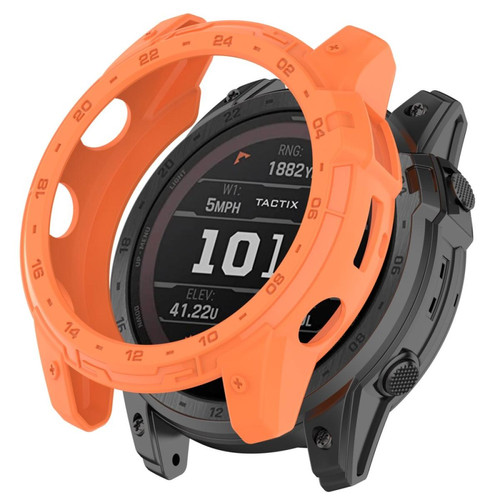 Other - Coque en TPU avec cavité sport à dégagement rapide pour votre Garmin Enduro 2/Tactix 7 - orange Other - Accessoires montres connectées
