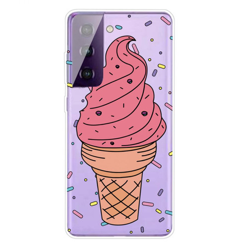 Other - Coque en TPU avec impression de motifs souple glace rose pour votre Samsung Galaxy S21 FE Other  - Coque, étui smartphone