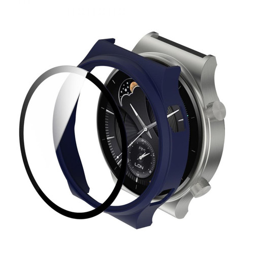 Other - Coque en TPU Cadre mat galvanisé pour montre intelligente bleu pour votre Huawei Watch GT 2 Pro Other  - Objets connectés