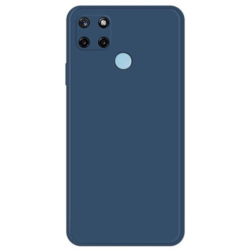 Other - Coque en TPU caoutchouté, bord droit pour votre Realme C21Y/C25Y - bleu foncé - Accessoire Smartphone Realme