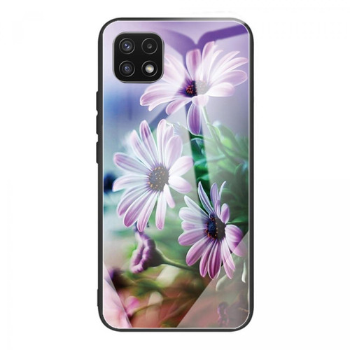 Other - Coque en TPU chrysanthème violet pour votre Samsung Galaxy A22 5G (EU Version) Other  - Coque, étui smartphone