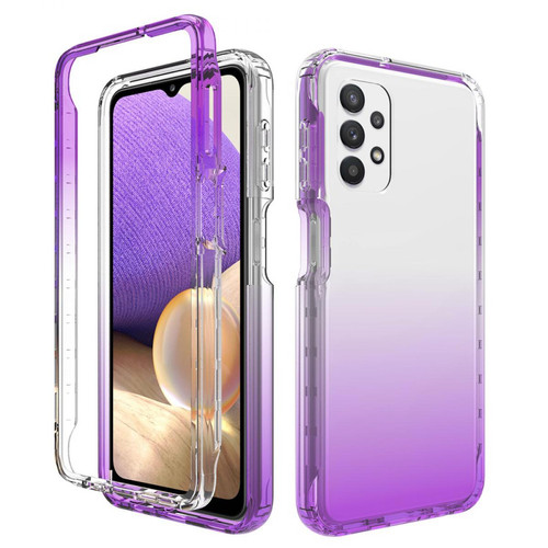Other - Coque en TPU Combo 2 en 1 dégradé de couleurs violet pour votre Samsung Galaxy A32 5G Other  - Accessoire Smartphone