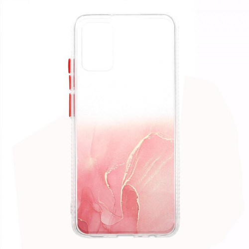 Other - Coque en TPU Combo acrylique motif marbre bien protégé (164,2x75,9x9,1mm) rouge pour votre Samsung Galaxy A02s Other  - Coque, étui smartphone