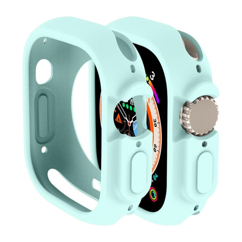 Other - Coque en TPU couleur bonbon, cadre à découpes précises pour votre Apple Watch Ultra 49mm - bleu clair Other  - Montre et bracelet connectés