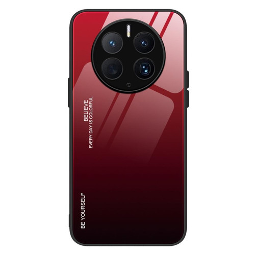Other - Coque en TPU couleur dégradée pour votre Huawei Mate 50 Pro 4G - rouge/noir Other  - Accessoire Smartphone