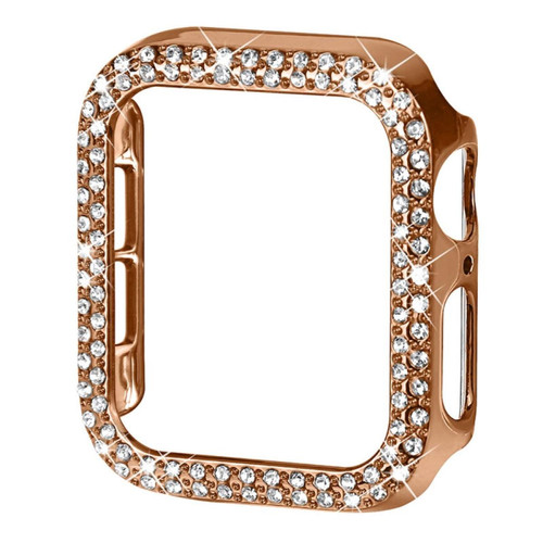 Other - Coque en TPU décor strass, anti-rayures, or rose pour votre Apple Watch Series 6/5/4/SE 44mm Other  - Marchand Magunivers