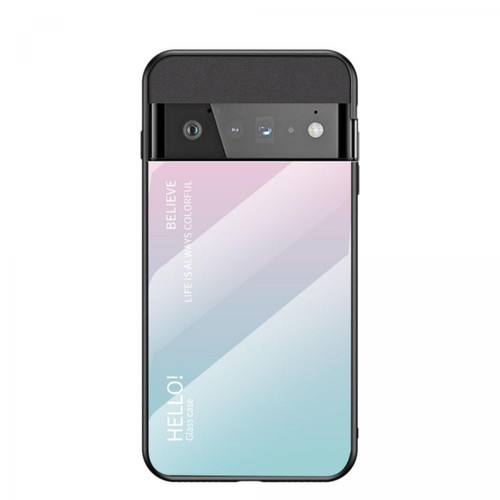 Other - Coque en TPU dégradé, anti-rayures, anti-chute dégradé rose bleu pour votre Google Pixel 6 Pro Other  - Coque, étui smartphone