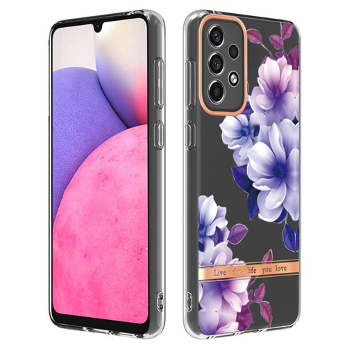 Other - Coque en TPU galvanoplastie IMD IML, motif floral HC004 bégonia violet pour votre Samsung Galaxy A33 5G Other  - Accessoire Smartphone