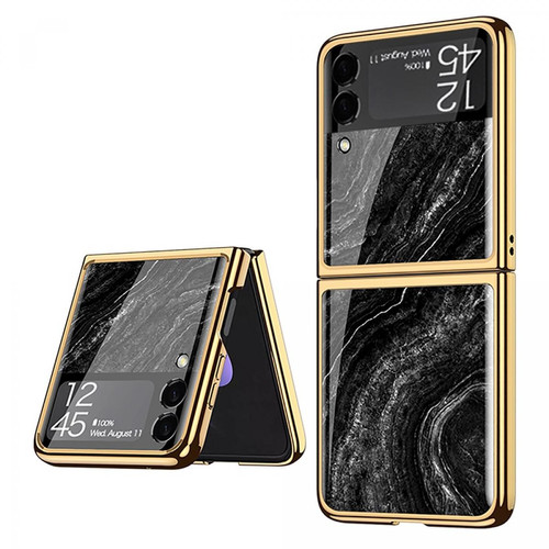 Other - Coque en TPU GKK motif de marbre, électroplaqué Marbre 08 pour votre Samsung Galaxy Z Flip3 5G Other  - Coque, étui smartphone