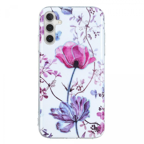Other - Coque en TPU IMD électroplaqué Fleurs de lotus pour votre Samsung Galaxy A13 5G Other  - Accessoires Samsung Galaxy Accessoires et consommables