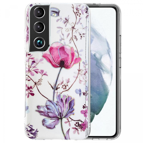 Other - Coque en TPU IMD électroplaqué Fleurs de lotus pour votre Samsung Galaxy S22 Plus Other  - Marchand Magunivers