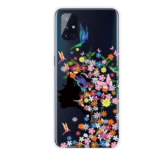 Other - Coque en TPU impression de motif transparent souple fleur colorée pour votre OnePlus Nord N10 5G Other  - Coque, étui smartphone