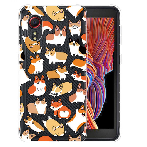 Other - Coque en TPU Impression de motifs bien protégée souple Chiens de dessin animé pour votre Samsung Galaxy Xcover 5 Other  - Accessoires et consommables