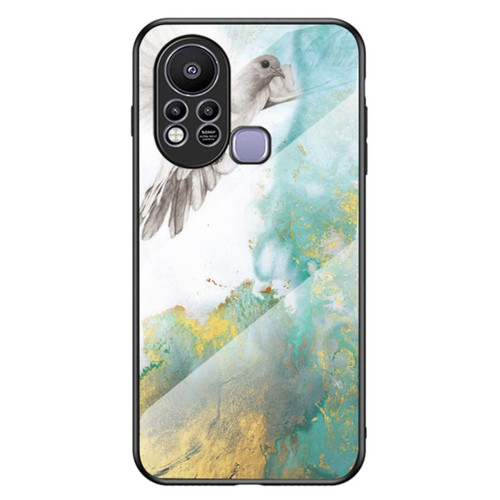 Other - Coque en TPU motif de marbre, anti-chocs, marbre de pigeon volant pour votre Infinix Hot 11s Other  - Accessoire Smartphone