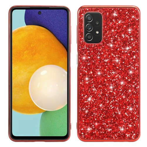 Other - Coque en TPU motif en paillettes brillantes, anti-chute, hybride rouge pour votre Samsung Galaxy A32 5G Other  - Coque Galaxy S6 Coque, étui smartphone