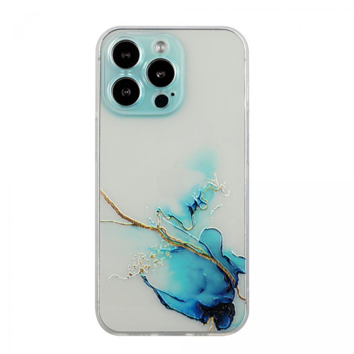 Other - Coque en TPU motif marbre en relief coloré, découpe précise bleu pour votre Apple iPhone 13 Pro 6.1 pouces Other  - Accessoires et consommables