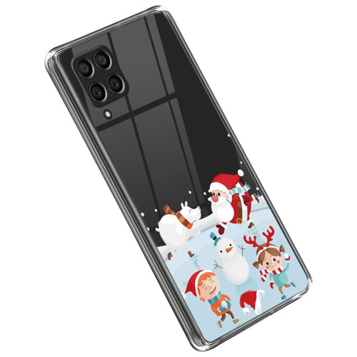 Other - Coque en TPU motif "merry christmas", transparent, antichoc, anti-rayures pour votre Samsung Galaxy M33 5G (Global Version) - Neige de Noël Other  - Coque, étui smartphone