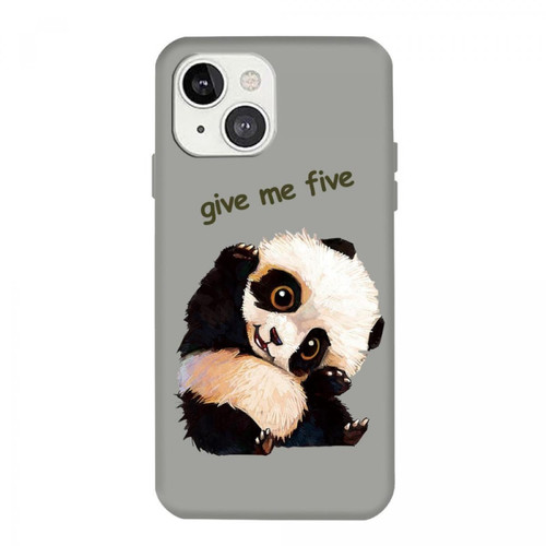 Other - Coque en TPU motif panda mignon, mat gris pour votre Apple iPhone 13 mini 5.4 pouces Other  - Coque, étui smartphone
