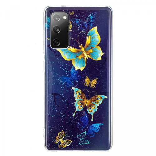 Other - Coque en TPU noctilucide, IMD, motif animaux/fleurs Deux papillons pour votre Samsung Galaxy A03s (166.5 x 75.98 x 9.14mm) Other  - Marchand Magunivers