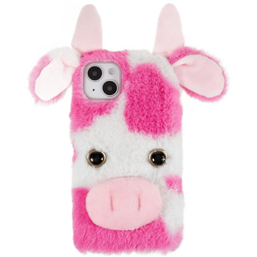 Other - Coque en TPU oreille de vache en fourrure, anti-rayures pour votre iPhone 14 Plus - rose Other  - Coque, étui smartphone